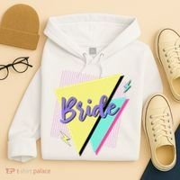 Bride & Bride Squad Retro 90’s Bachelorette Party Matching Hoodie thumb 4