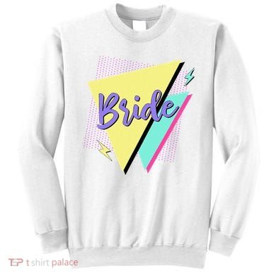Bride & Bride Squad Retro 90’s Bachelorette Party Matching Sweatshirt