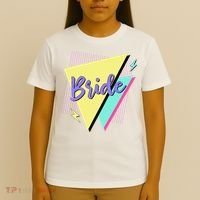 Bride & Bride Squad Retro 90’s Bachelorette Party Matching T-Shirt thumb 4