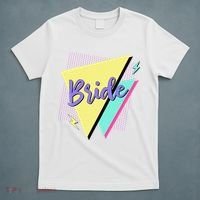 Bride & Bride Squad Retro 90’s Bachelorette Party Matching T-Shirt thumb 5