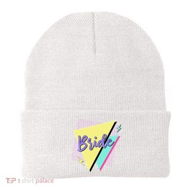 Bride & Bride Squad Retro 90’s Bachelorette Party Matching Beanie