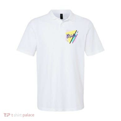 Bride & Bride Squad Retro 90’s Bachelorette Party Matching Polo