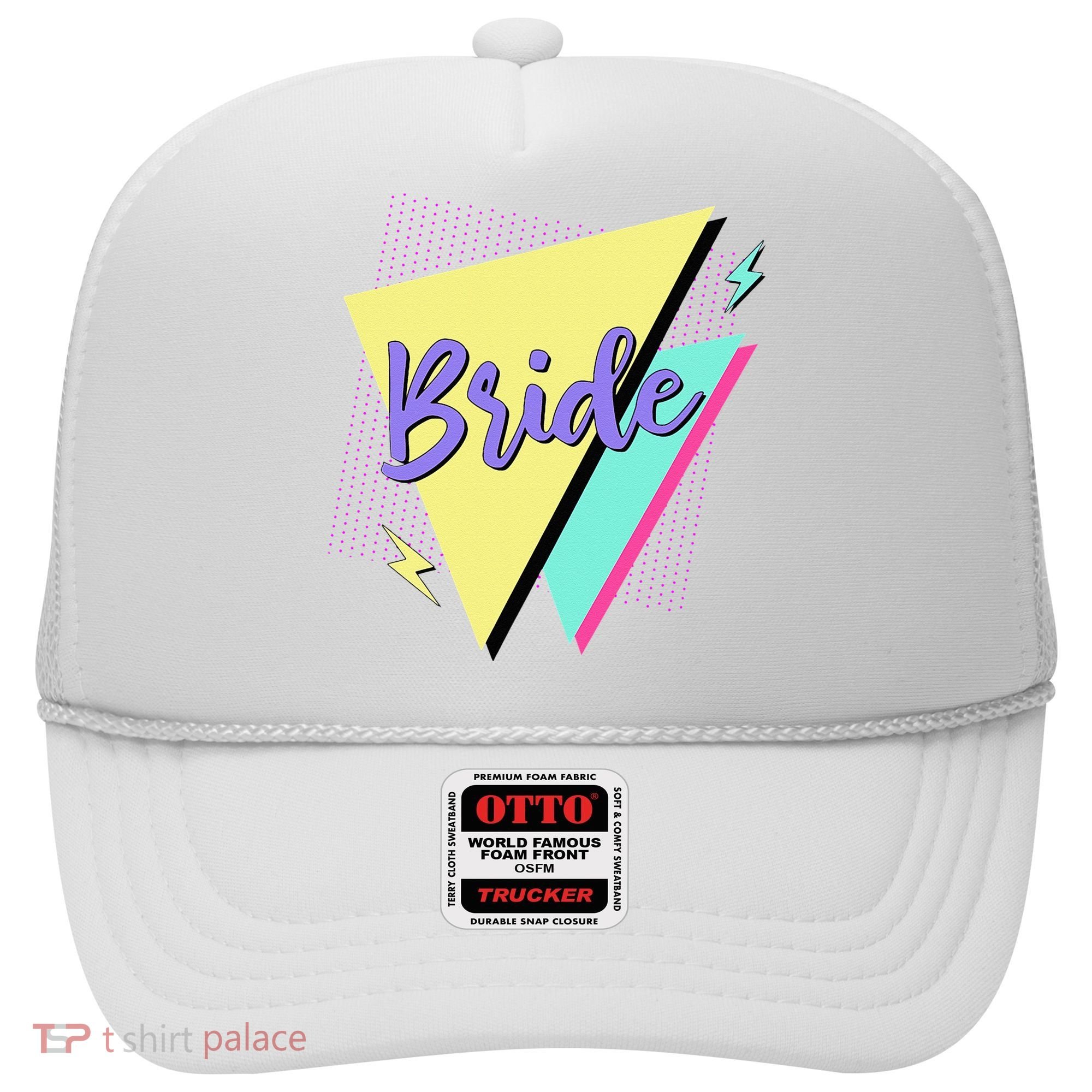 Bride & Bride Squad Retro 90’s Bachelorette Party Matching Hat