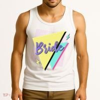 Bride & Bride Squad Retro 90’s Bachelorette Party Matching Tank Top thumb 3
