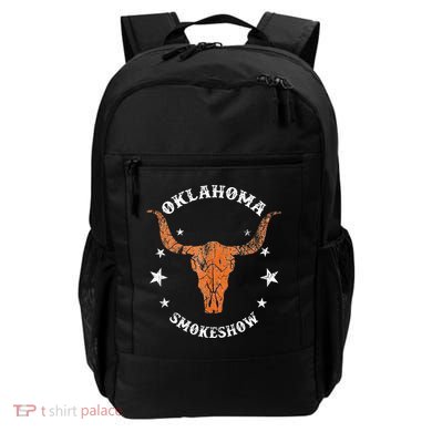 Boho Bull Skull Cow Oklahoma Smokeshow Western Country Backpack