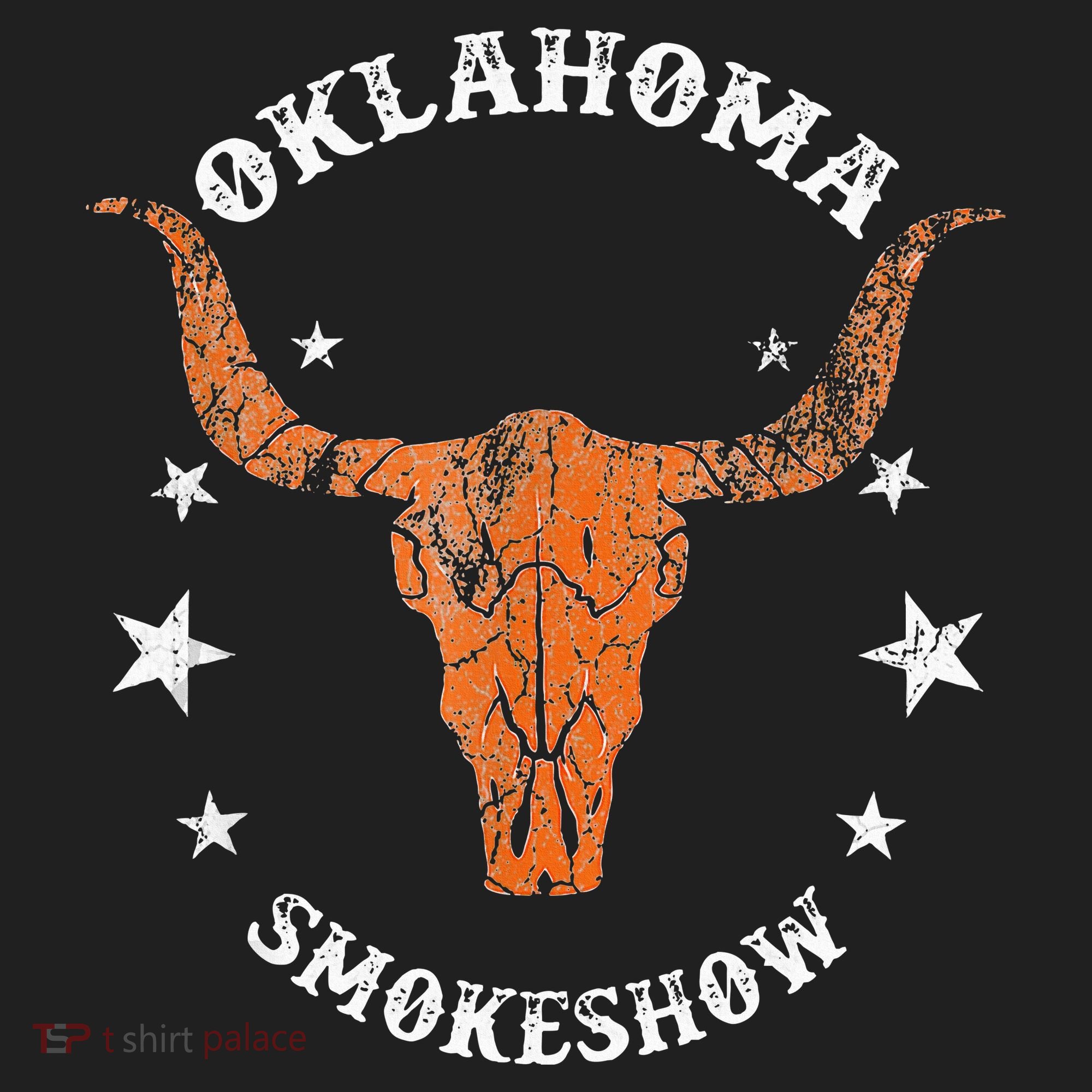 Boho Bull Skull Cow Oklahoma Smokeshow Western Country Beanie