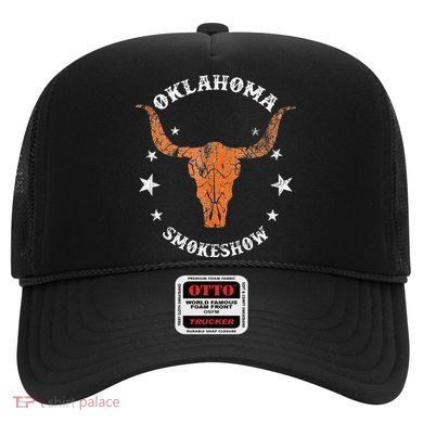 Boho Bull Skull Cow Oklahoma Smokeshow Western Country Hat