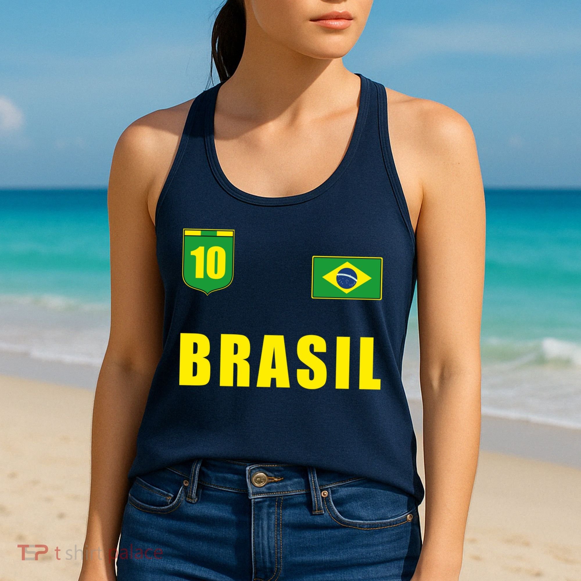 Brasil Brazil Soccer Player Jersey Flag Trikot Clothing Pullover Hoodie Women's Tank Top