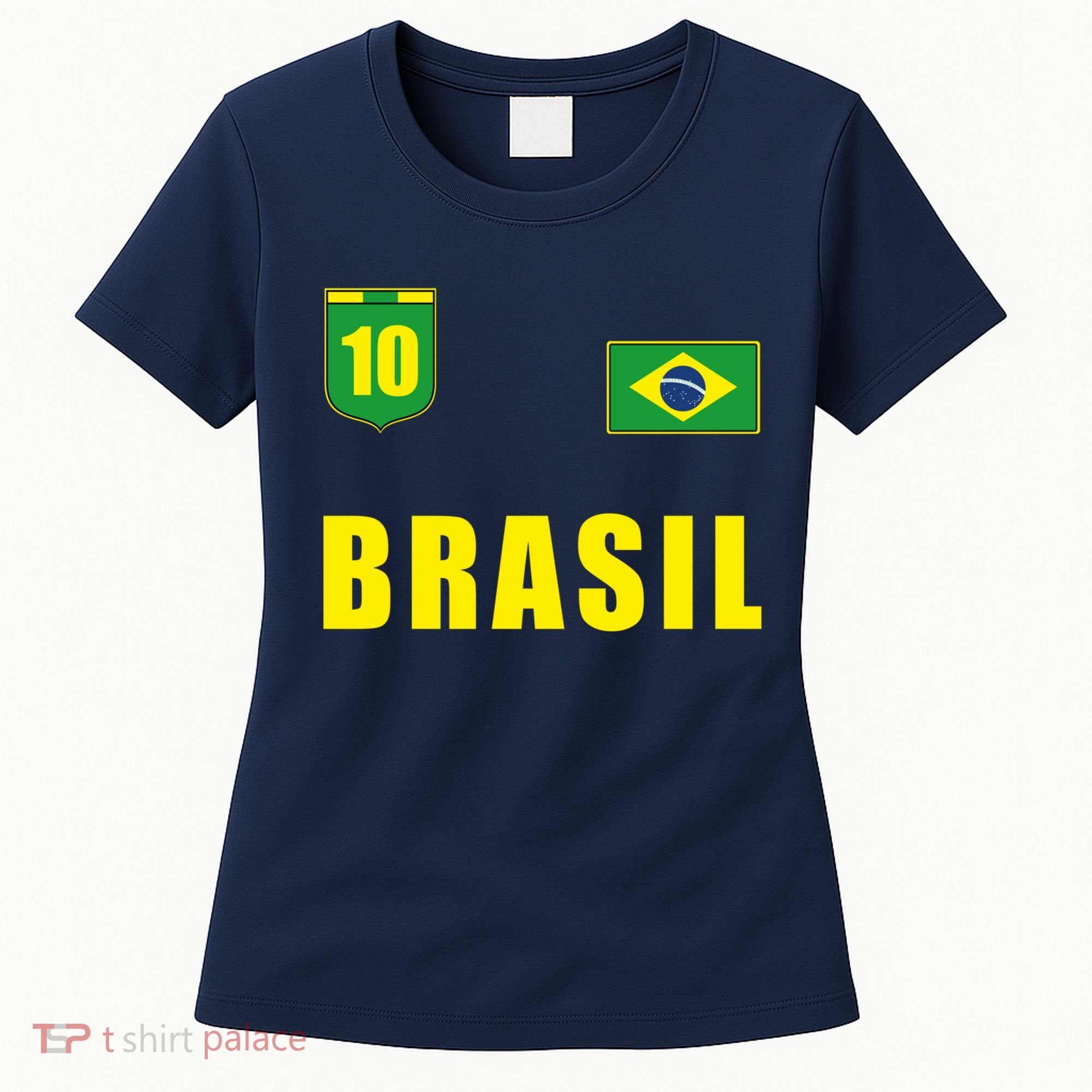Brasil Brazil Soccer Player Jersey Flag Trikot Clothing Pullover Hoodie Women's T-Shirt