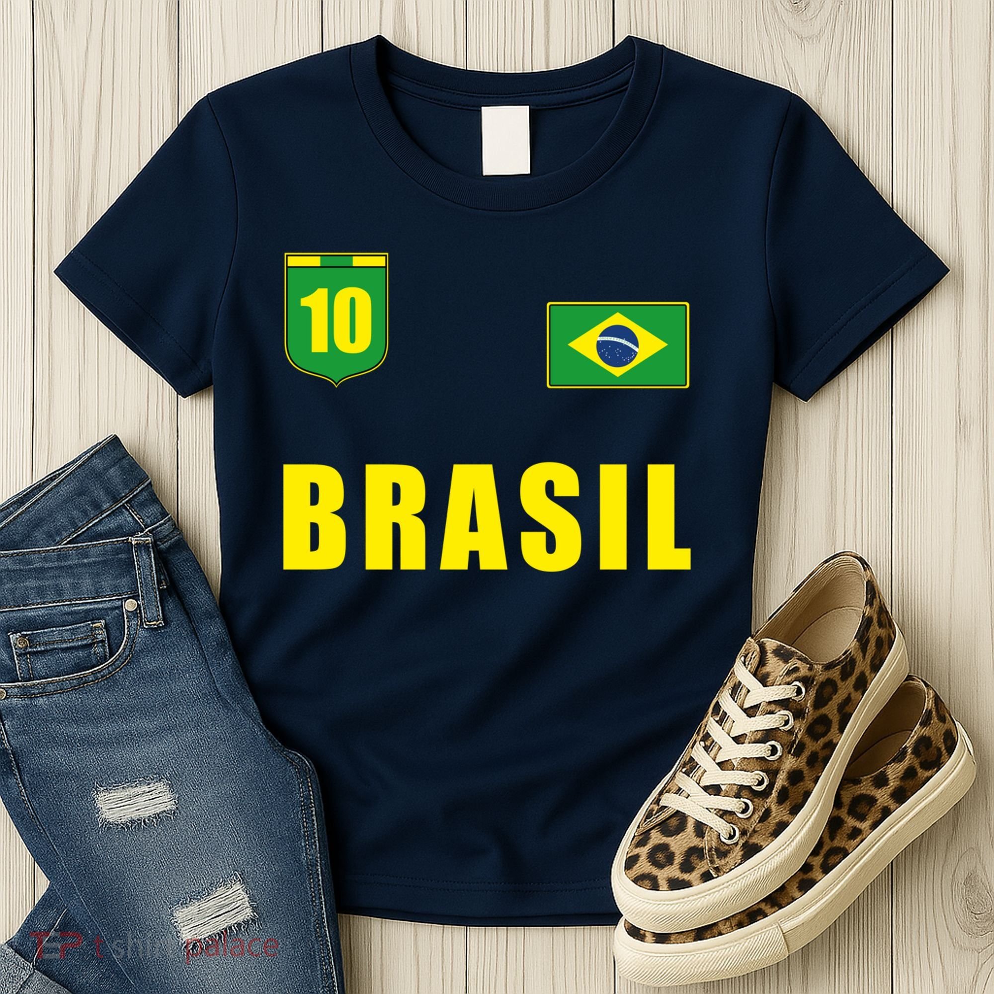 Brasil Brazil Soccer Player Jersey Flag Trikot Clothing Pullover Hoodie Women's T-Shirt