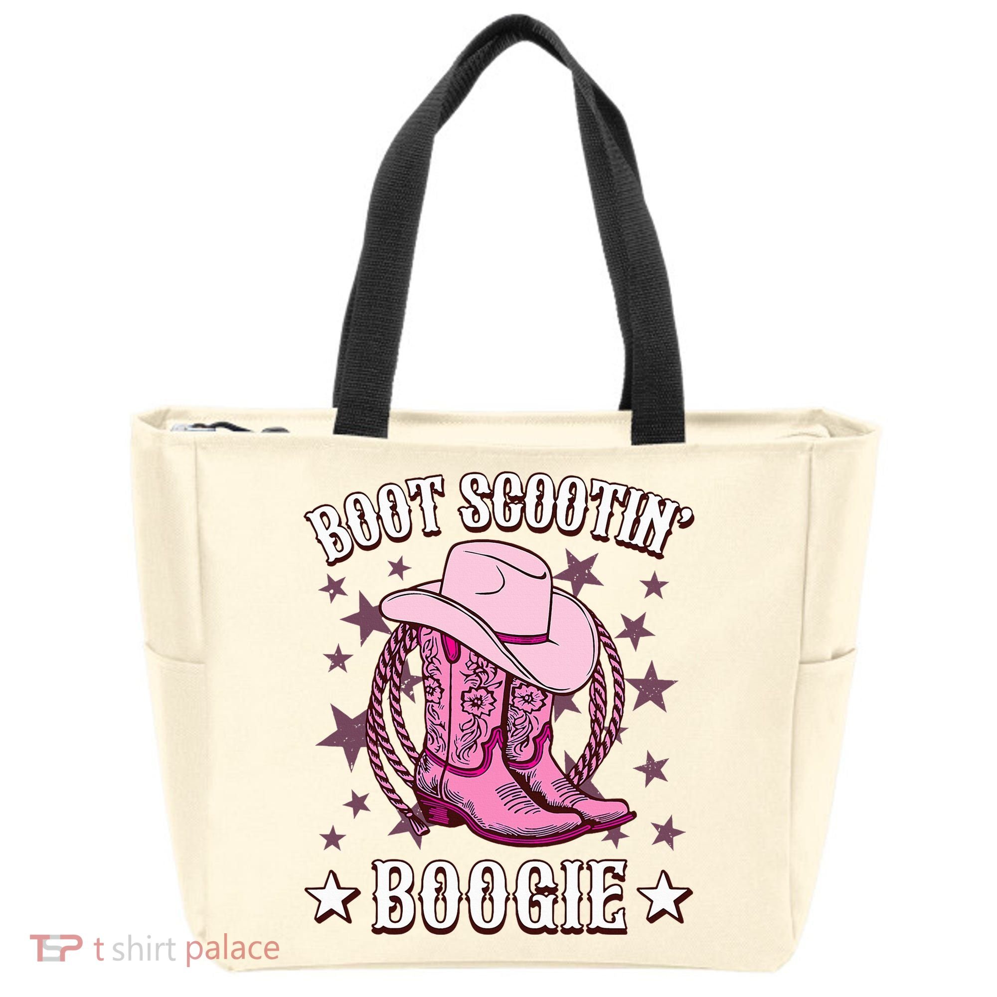 Boots Boot Scootin’ Boogie Southern Western Country Tote Bag
