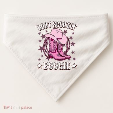 Boots Boot Scootin’ Boogie Southern Western Country USA-Made Doggie Bandana