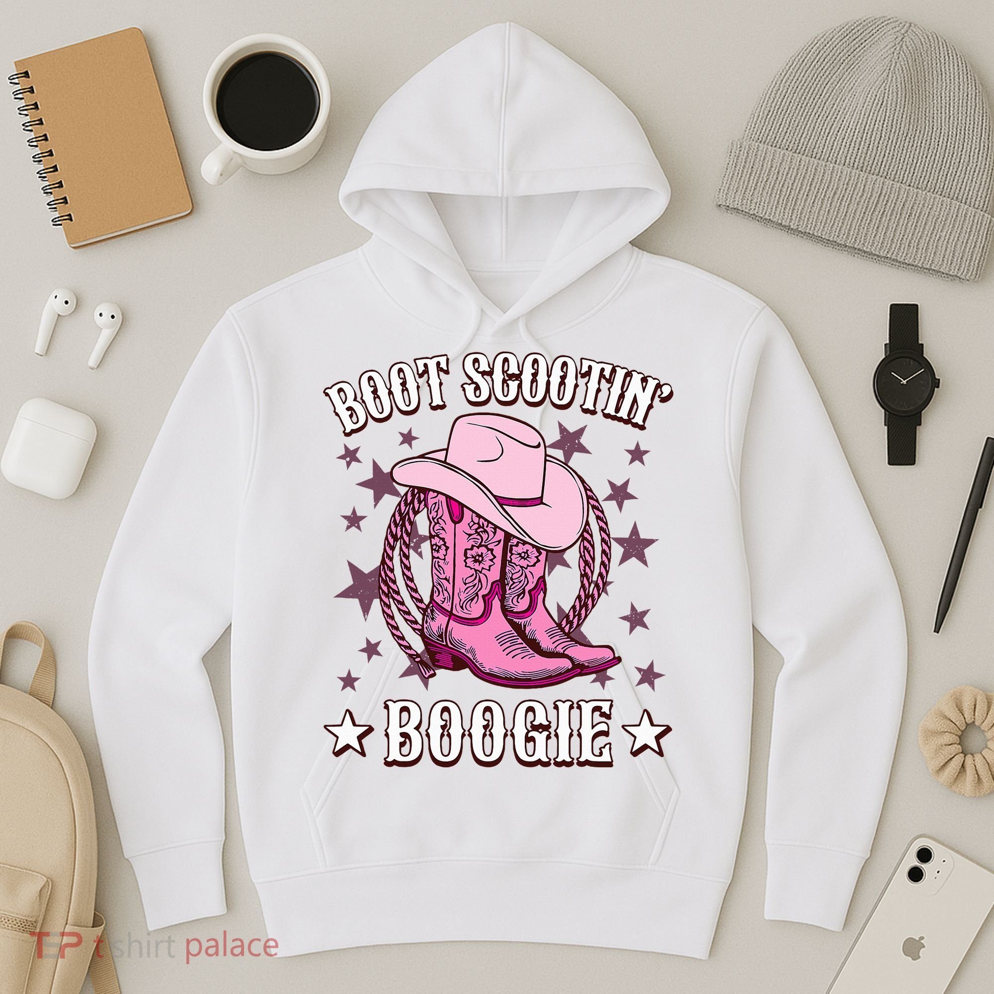 Boots Boot Scootin’ Boogie Southern Western Country Hoodie