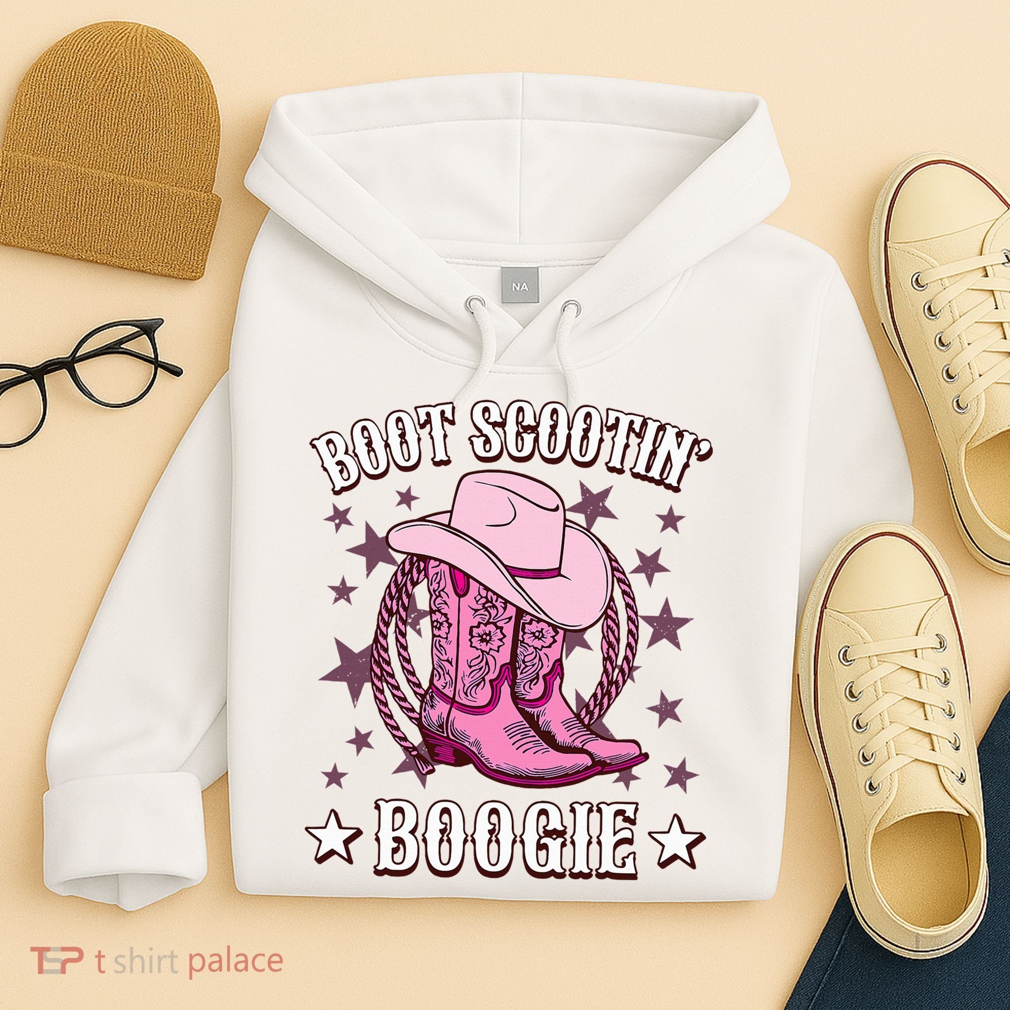 Boots Boot Scootin’ Boogie Southern Western Country Hoodie