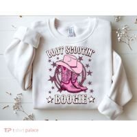 Boots Boot Scootin’ Boogie Southern Western Country Sweatshirt thumb 2