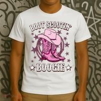 Boots Boot Scootin’ Boogie Southern Western Country T-Shirt thumb 3