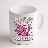 Boots Boot Scootin’ Boogie Southern Western Country Coffee Mug thumb 1