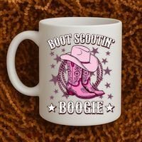Boots Boot Scootin’ Boogie Southern Western Country Coffee Mug thumb 2