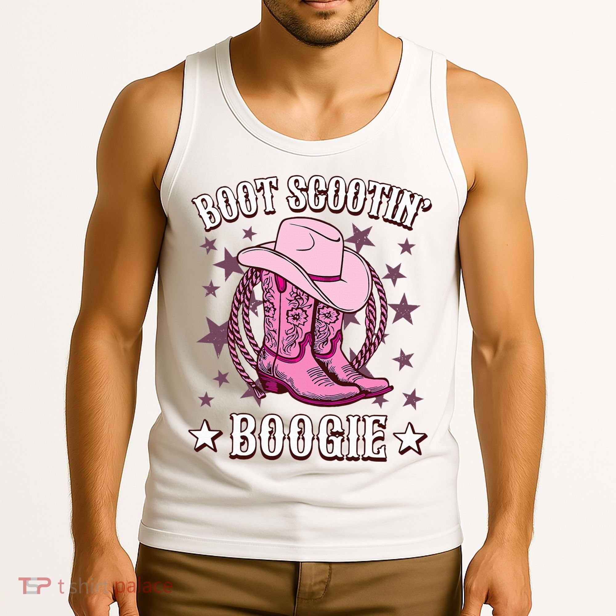 Boots Boot Scootin’ Boogie Southern Western Country Tank Top