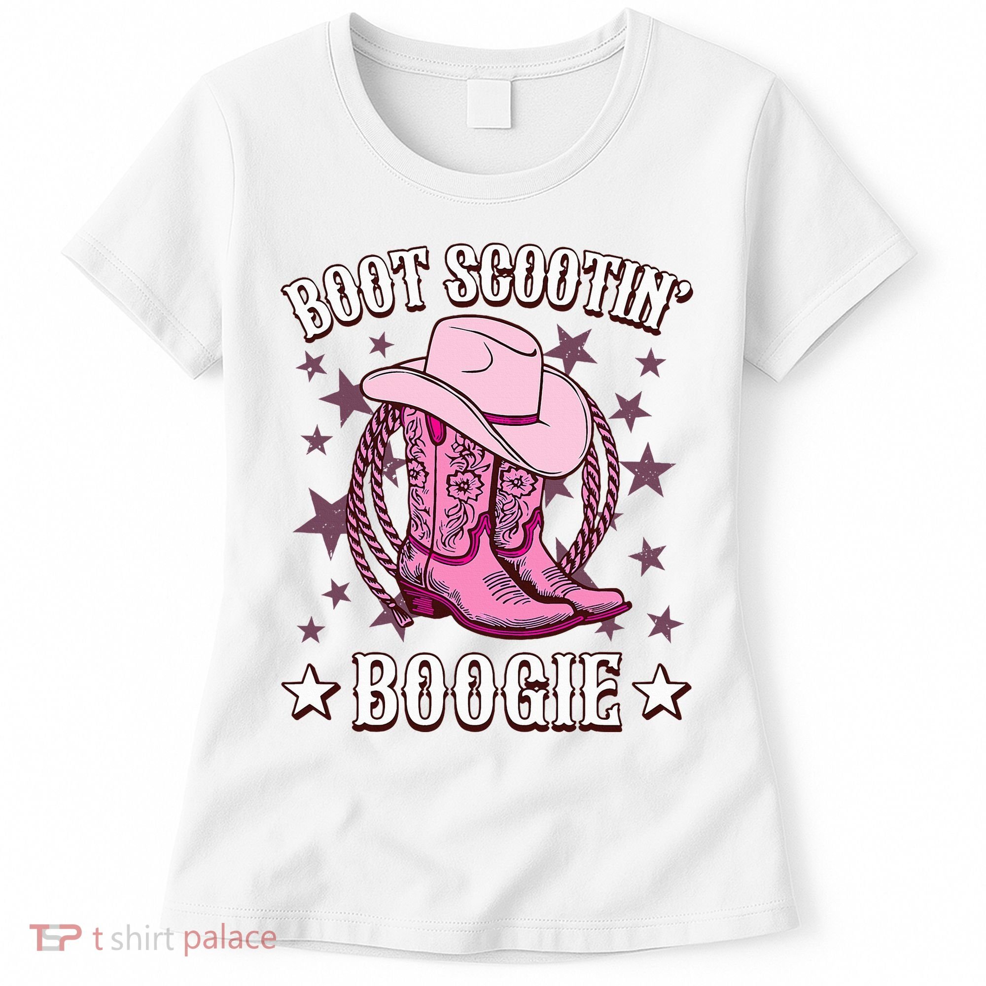 Boots Boot Scootin’ Boogie Southern Western Country Women's T-Shirt