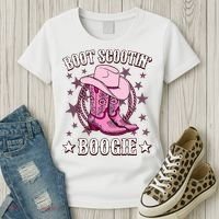 Boots Boot Scootin’ Boogie Southern Western Country Women's T-Shirt thumb 3