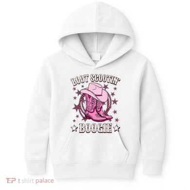 Boots Boot Scootin’ Boogie Southern Western Country Kids Hoodie