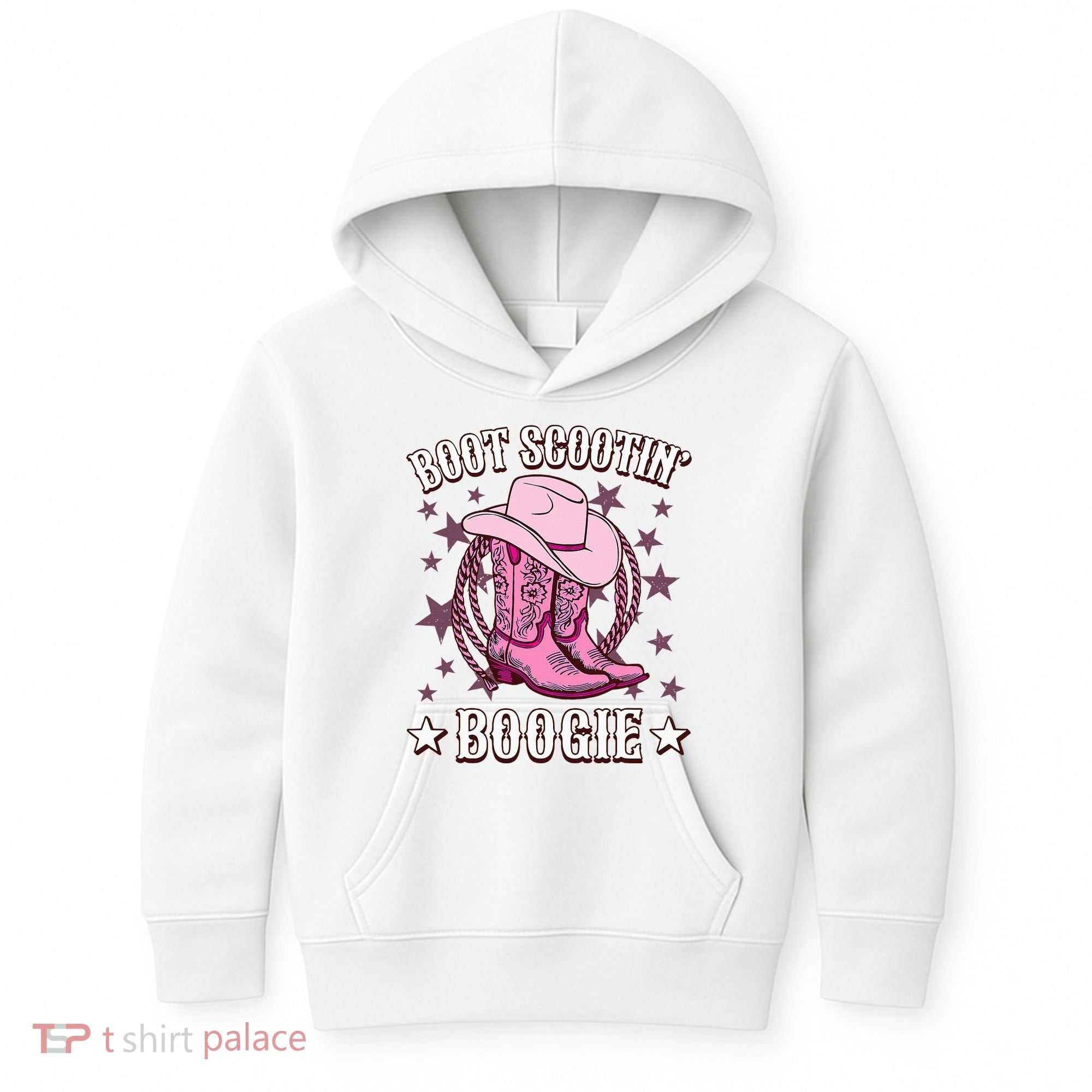 Boots Boot Scootin’ Boogie Southern Western Country Kids Hoodie