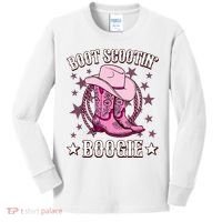 Boots Boot Scootin’ Boogie Southern Western Country Kids Long Sleeve Shirt thumb 0