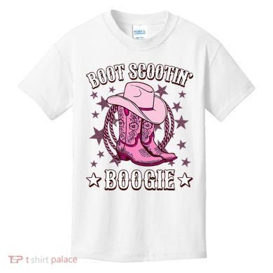 Boots Boot Scootin’ Boogie Southern Western Country Kids T-Shirt