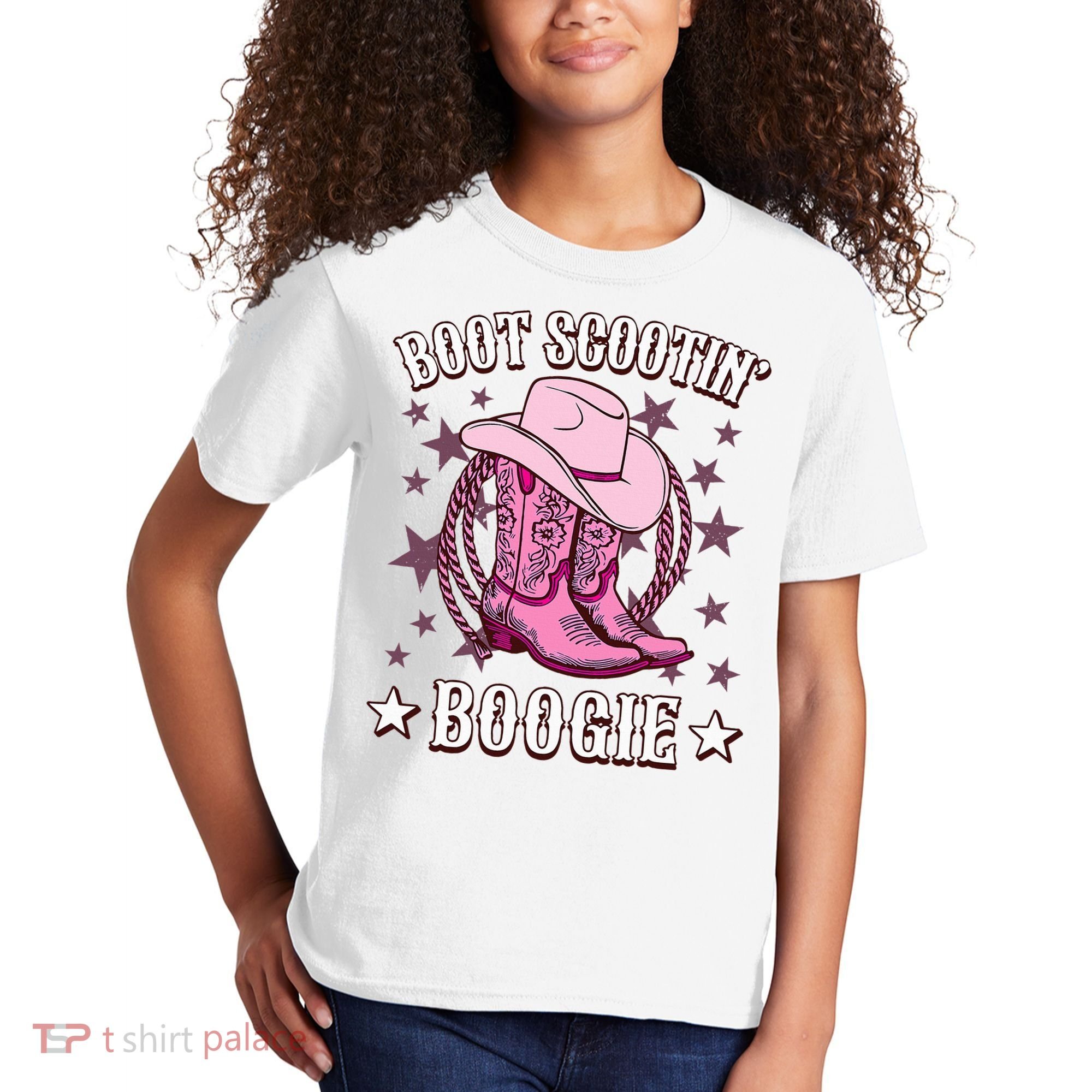 Boots Boot Scootin’ Boogie Southern Western Country Kids T-Shirt