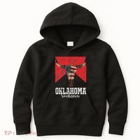 Boho Bull Skull Cow Oklahoma Smokeshow Western Country Kids Hoodie thumb 0