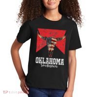 Boho Bull Skull Cow Oklahoma Smokeshow Western Country Kids T-Shirt thumb 2