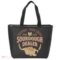 Bread Baker Support Your Local Sourdough Dealer Tote Bag thumb 0