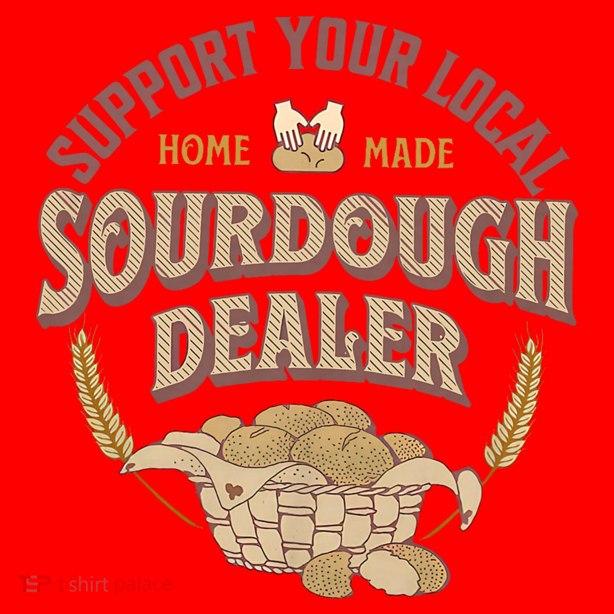 Bread Baker Support Your Local Sourdough Dealer Santa Hat