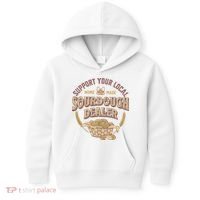 Bread Baker Support Your Local Sourdough Dealer Kids Hoodie thumb 0
