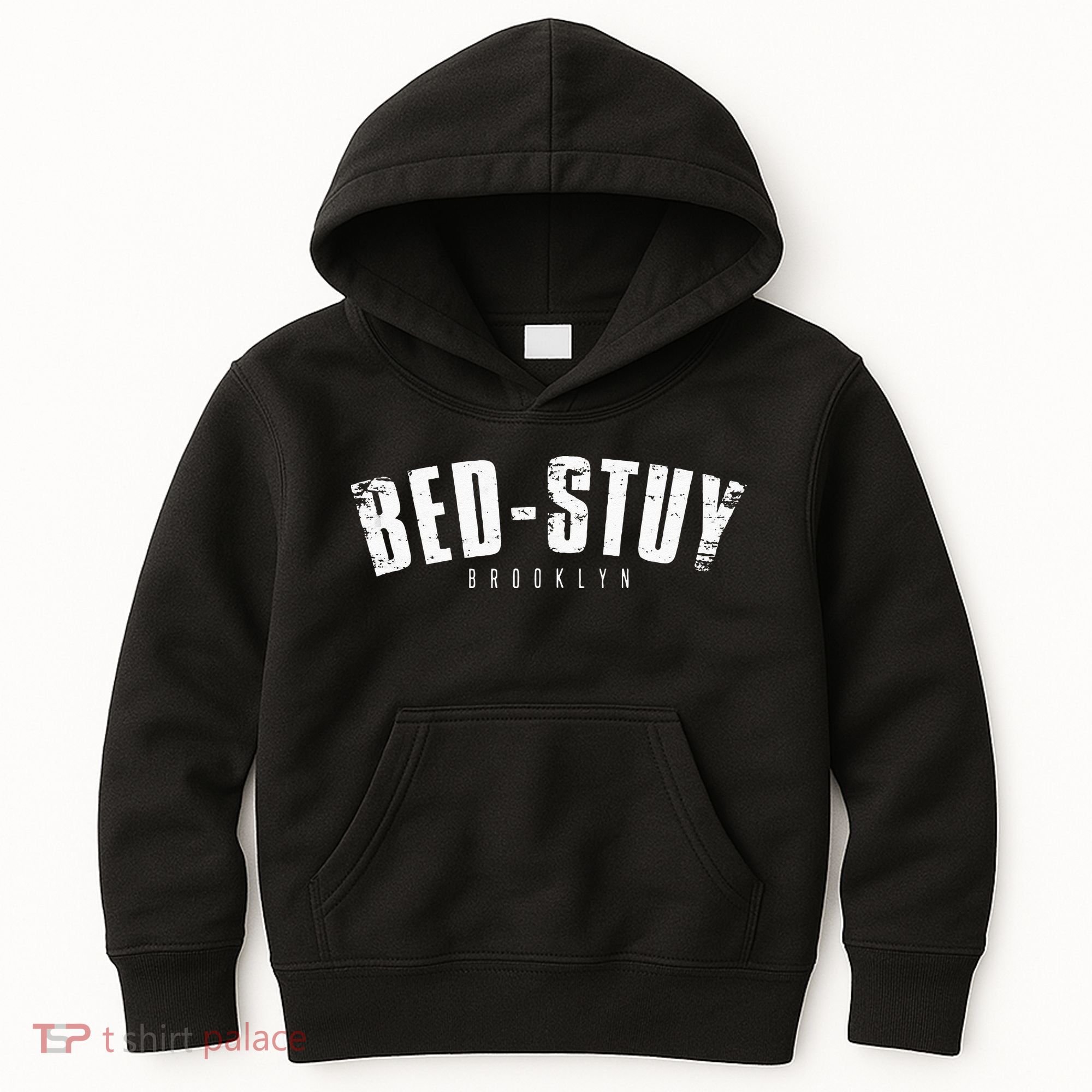 Brooklyn Bed Stuy New York Basketball Practice Jersey Kids Hoodie