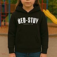 Brooklyn Bed Stuy New York Basketball Practice Jersey Kids Hoodie thumb 3