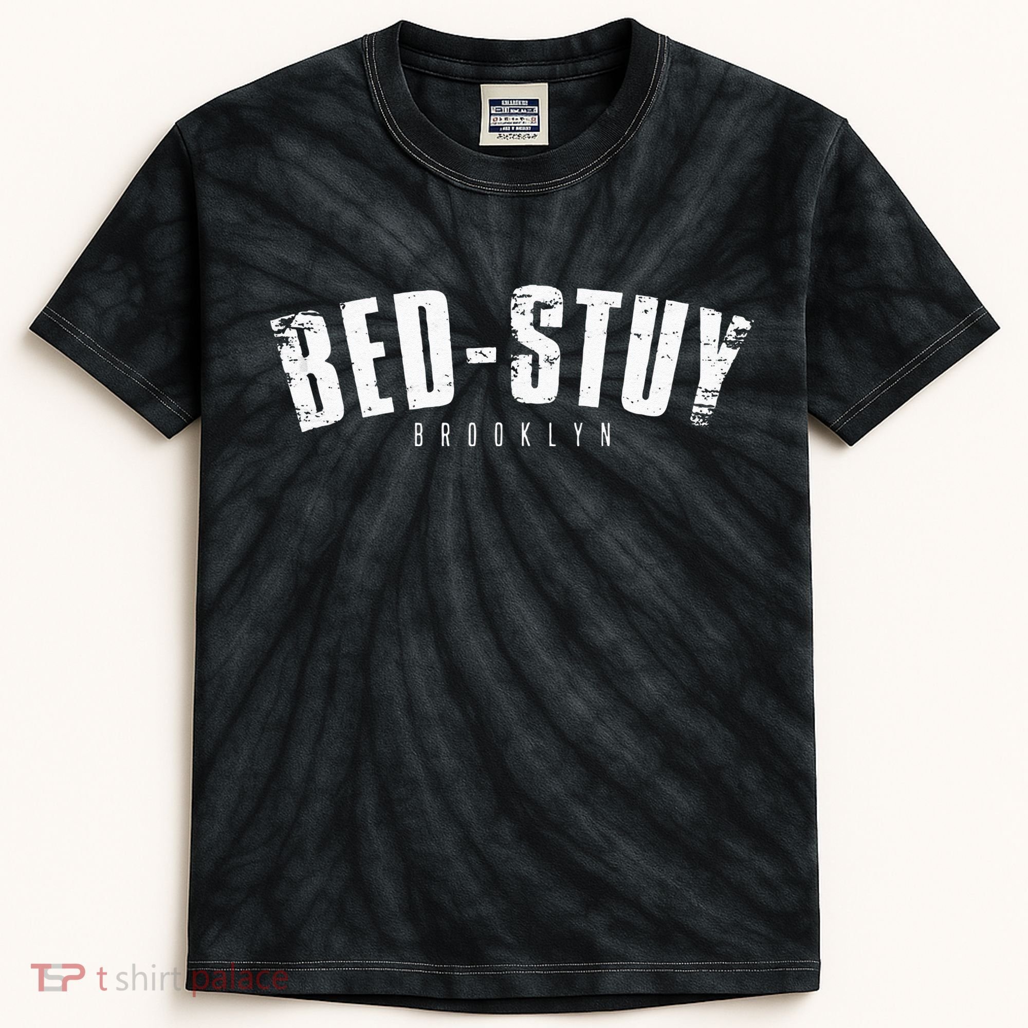 Brooklyn Bed Stuy New York Basketball Practice Jersey Kids Tie-Dye T-Shirt