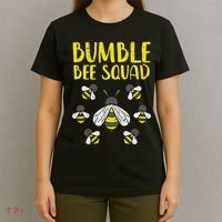 Bumble Bee Squad Funny Bumblebee Friends Team Men Women Kids T-Shirt thumb 4