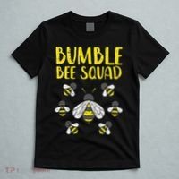 Bumble Bee Squad Funny Bumblebee Friends Team Men Women Kids T-Shirt thumb 5