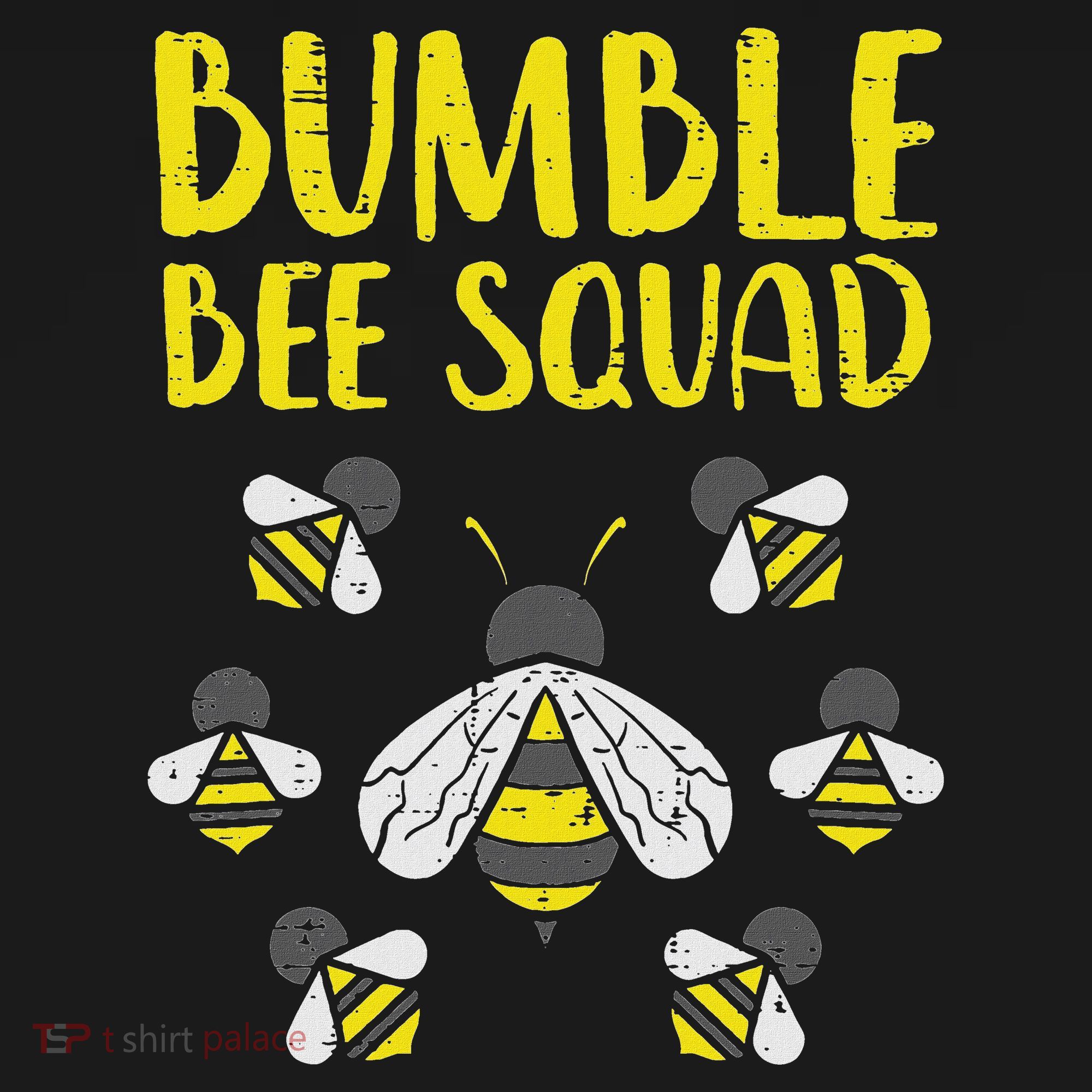 Bumble Bee Squad Funny Bumblebee Friends Team Men Women Kids Polo
