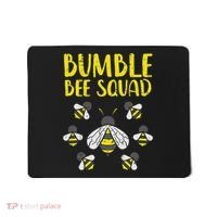 Bumble Bee Squad Funny Bumblebee Friends Team Men Women Kids Mousepad thumb 0