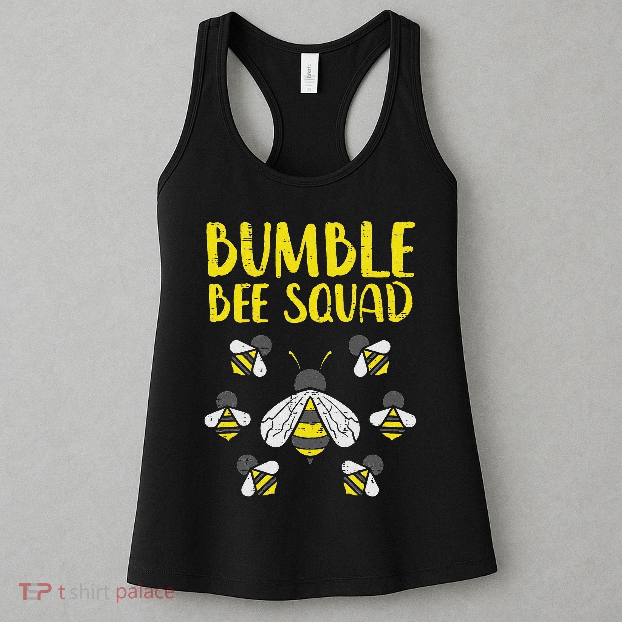 Bumble Bee Squad Funny Bumblebee Friends Team Men Women Kids Women's Tank Top