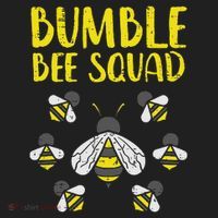 Bumble Bee Squad Funny Bumblebee Friends Team Men Women Kids Hat thumb 2