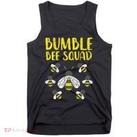 Bumble Bee Squad Funny Bumblebee Friends Team Men Women Kids Tank Top thumb 0