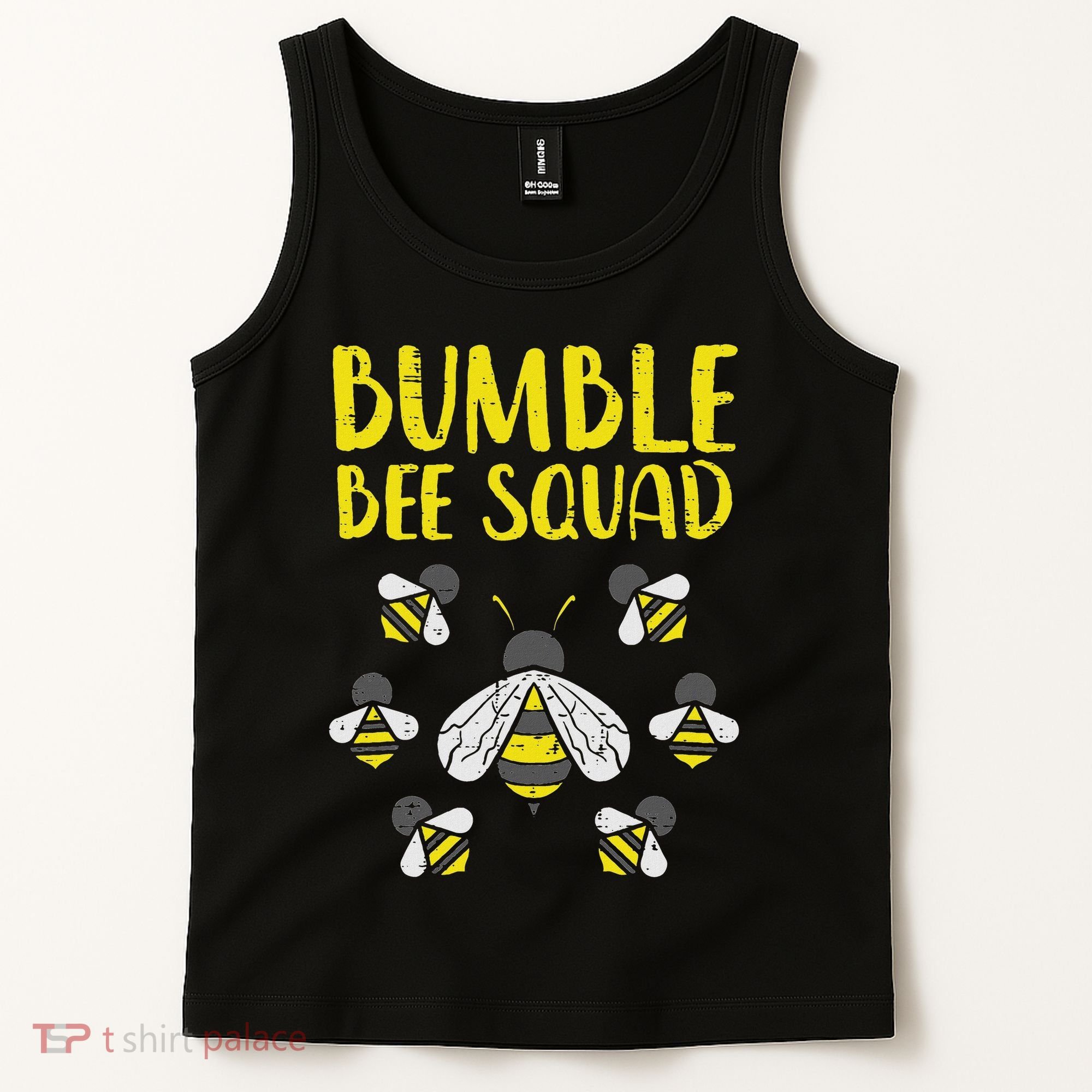 Bumble Bee Squad Funny Bumblebee Friends Team Men Women Kids Tank Top