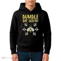 Bumble Bee Squad Funny Bumblebee Friends Team Men Women Kids Kids Hoodie thumb 4