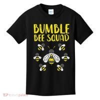 Bumble Bee Squad Funny Bumblebee Friends Team Men Women Kids Kids T-Shirt thumb 0