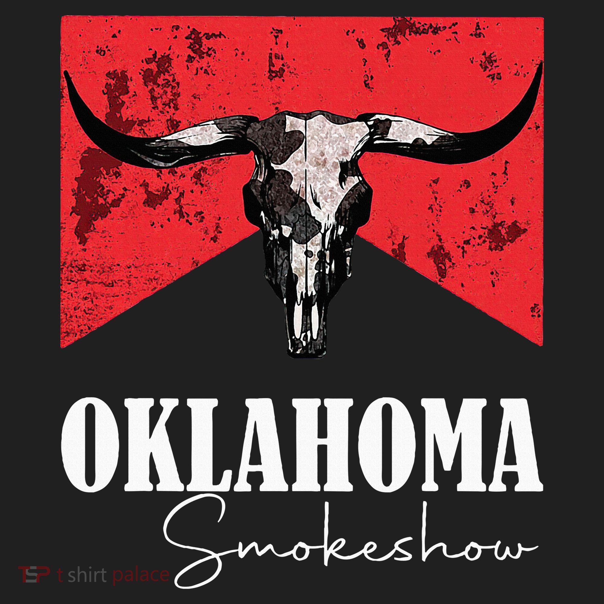 Boho Bull Skull Cow Oklahoma Smokeshow Western Country Beanie