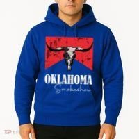 Boho Bull Skull Cow Oklahoma Smokeshow Western Country Hoodie thumb 2